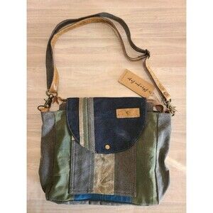 Bhrayna Tropical Tales Shoulder Bag BBW-1256 Artisan Stripe Fabric Boho Style